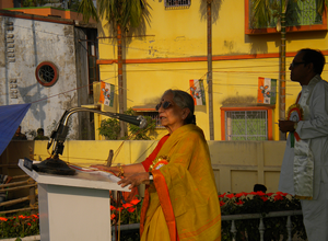 Krishna Bose addresses Sonarpur Rally 26 Apr 2014.
