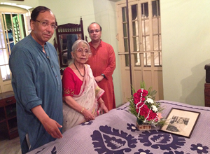 Sugata Krishna Sumantra at Netaji Bhawan 16 May 2014.